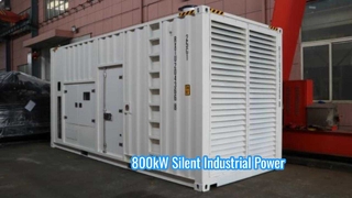 800kW Yuchai Containerized Diesel Generator Silent Power